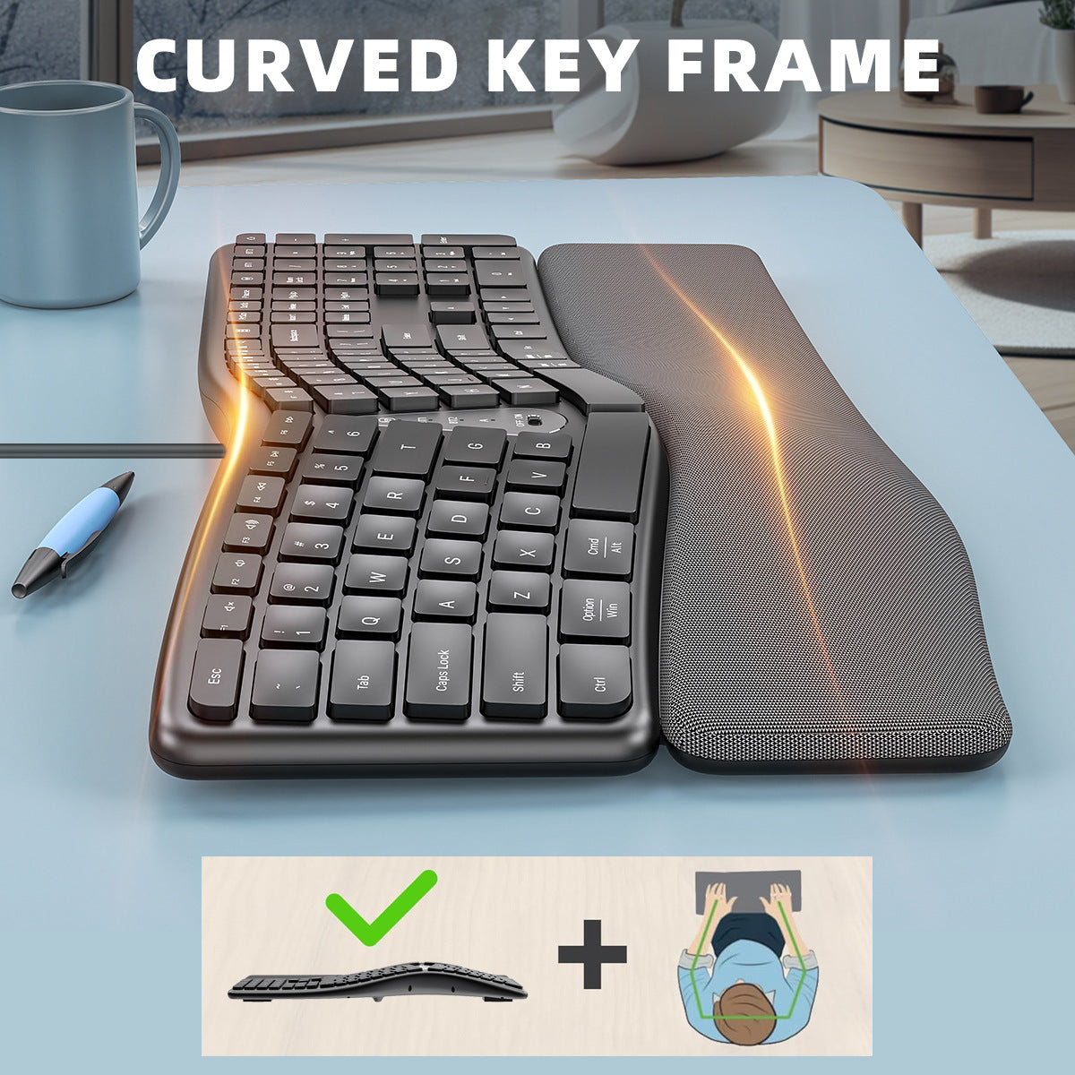 Ergonomik klavye 